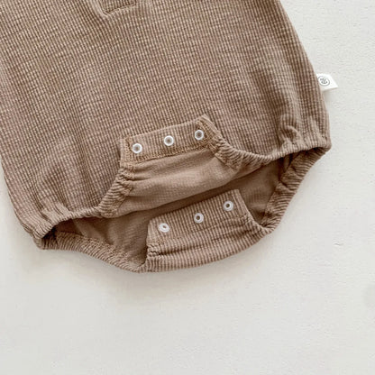 Baby Krabbeln Kleidung Sommer Kurzarm Cartoon Bär Brief Outfits Kinder Infant Bodys Baumwolle Ein Stück Klettern Anzug.