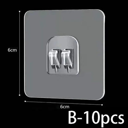Wasserdichter, stark klebender Haken-Regal-Aufkleber für Badezimmer, Küche, Wandregal, Küche, zum Kleben von Wandschrauben, Haken, Lagerregal