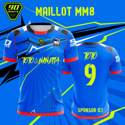 2025 New Summer Men's T-Shirt Maillot 90 Minute Toto & Ninetta Double Side Print Short Sleeve Oversize Breathable Quick Dry Tops.