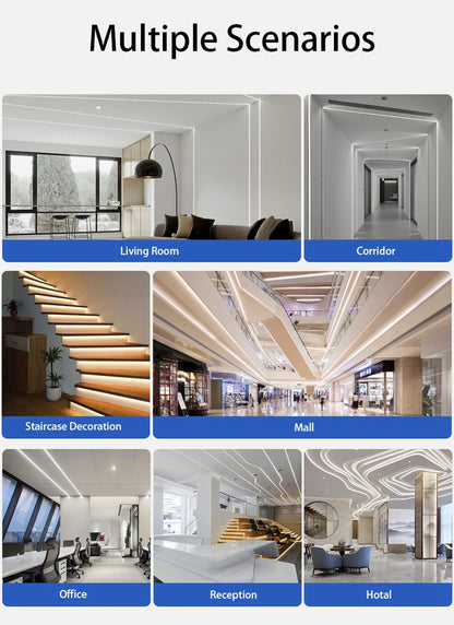 WS2812B WS2811 LED Strip Neon Rope Silica Gel Tube IP67 Waterproof For WS2815 SK6812 5050 RGB Light Ourdoor Decoration.