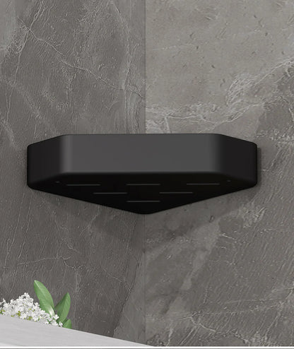 Bad Regal Küche Lagerung Organizer Aluminium Legierung Shampoo Rack Dusche Regal Bad Zubehör Kein Bohrer Regal