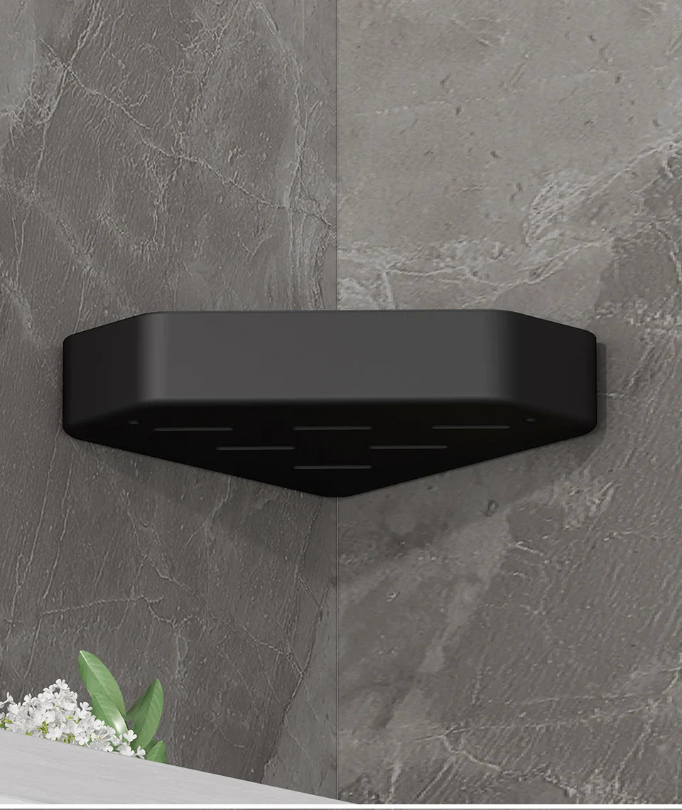 Badezimmerregal Badezimmer Make-up Shampoo Organizer Aluminium Badezimmer Organizer Duschregal Badezimmerzubehör