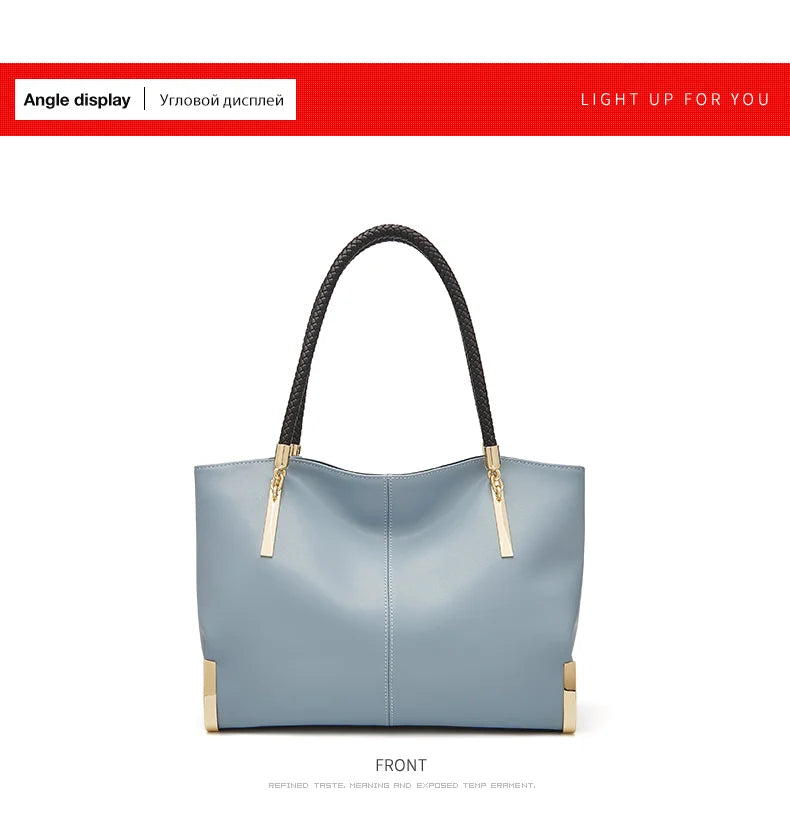 FOXER Brand Genuine Leather Handbag Winter Women Original Design Shoulder Bag Luxury Tote Large Capacity Lady Bag Chrismas Gift.