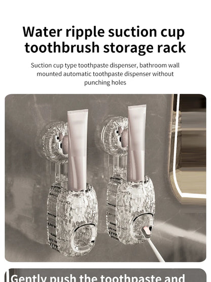 1pc automatische Zahnpasta spender kreative Wand halterung und kleine Zahnbürsten halter Quetscher für Familien dusche Badezimmer