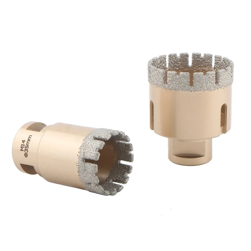 6mm-120mm M14 Gewinde Gelötete Diamantkernbohrer Lochsäge Keramikfliesen Granit Marmor Lochöffner Werkzeuge Trockenbohrer