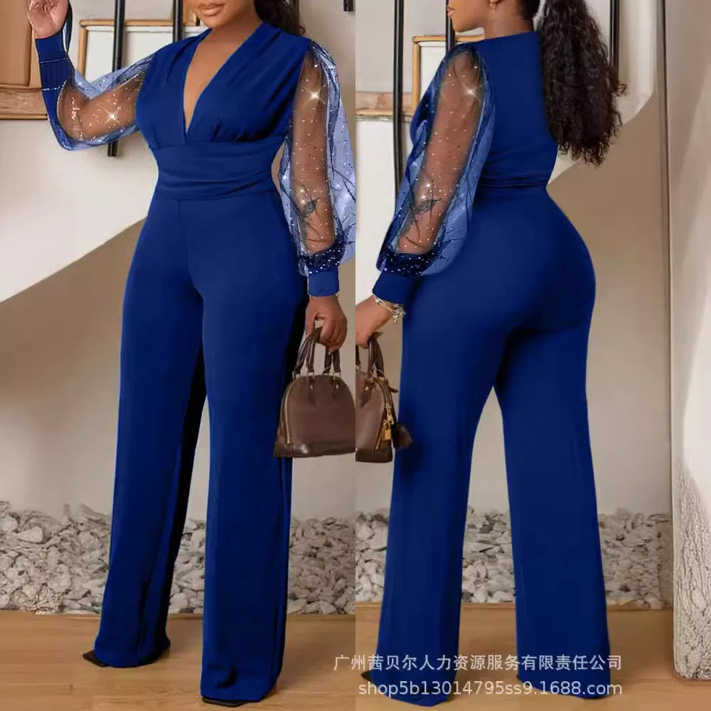 Women's Fashion Large Size Pit Strip Bodysuit.