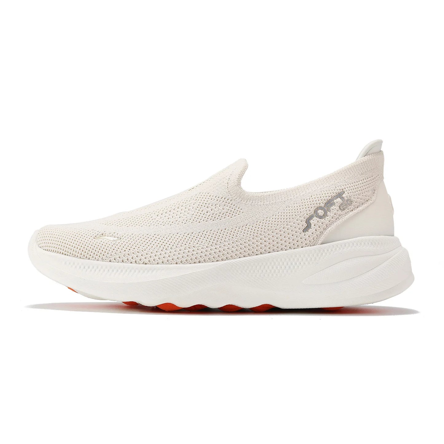 Li-Ning Women SOFT GO 2 KNIT Slip-on Casual Walking Shoes Breathable Cushion Flexible LiNing Comfortable Sports Sneakers AGLV018.