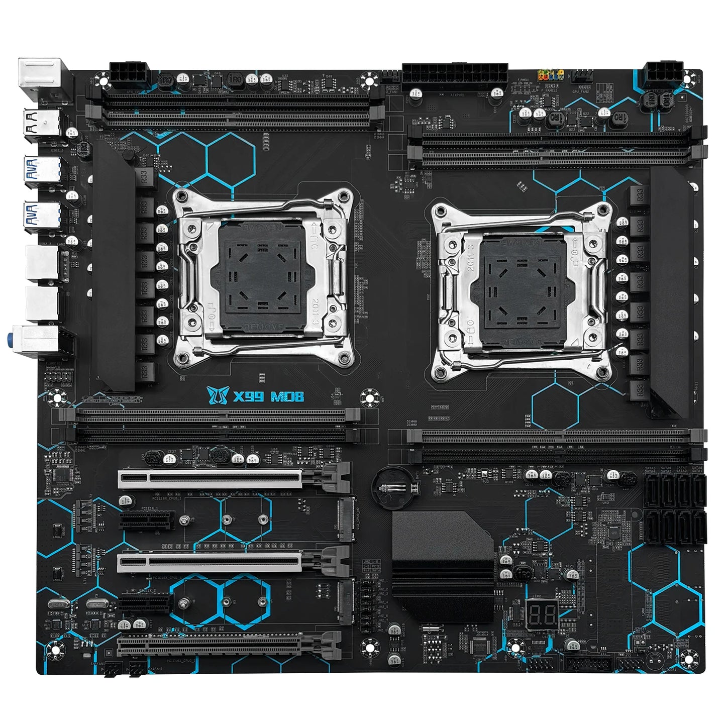 MACHINIST X99 MD8 Dual CPU Motherboard Kit Set Optional lntel Xeon E5 2680 V4 LGA2011-3 DDR4 32GB RAM C612 chip Server Computer.