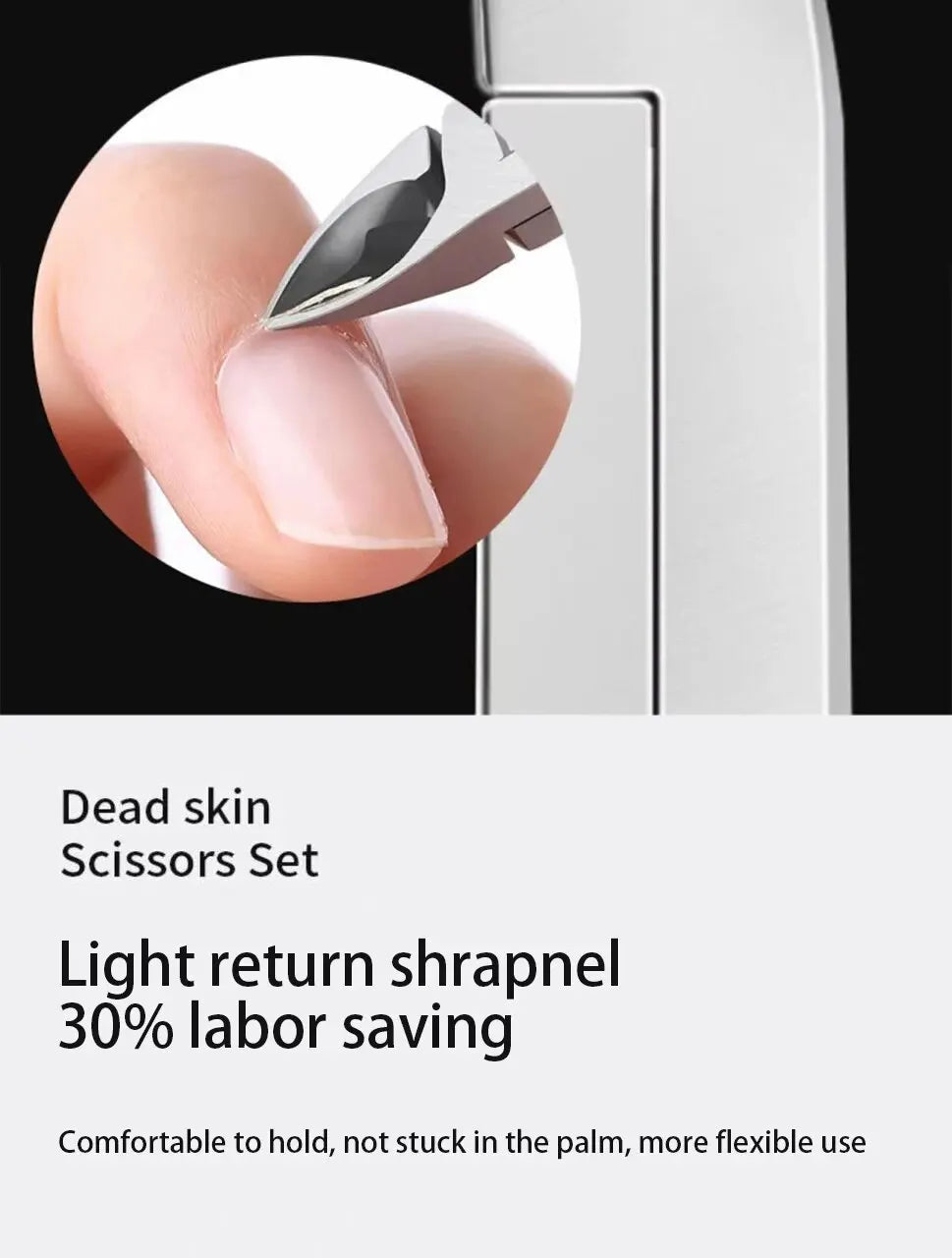 Stainless Steel Nail Scissor Steel Push Nail Art Tool Set Stainless Steel Nail Barb Scissor Nail Remover Skin Eliminator Pliers.