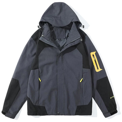MANTLCONX New Waterproof Men's Jacket Coat Outdoor Hooded Men's Spring Jacket Windbreak Autumn Male Coat Fashion Clothing Brand.