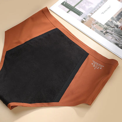 Hot Sale Mid-Rise Seamless Menstrual Period Panties 4 Layers Absorbent Leak Proof Culotte Lengthened Menstrual Panties.