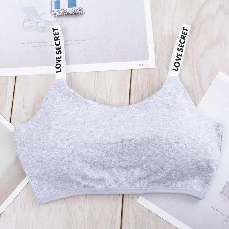Women Active Bra Casual Top Letters Print Strap Cotton Top Fitness Gym Jogging Sleep Bra Girl Wire Free Bandeau Paded Bra Tops.