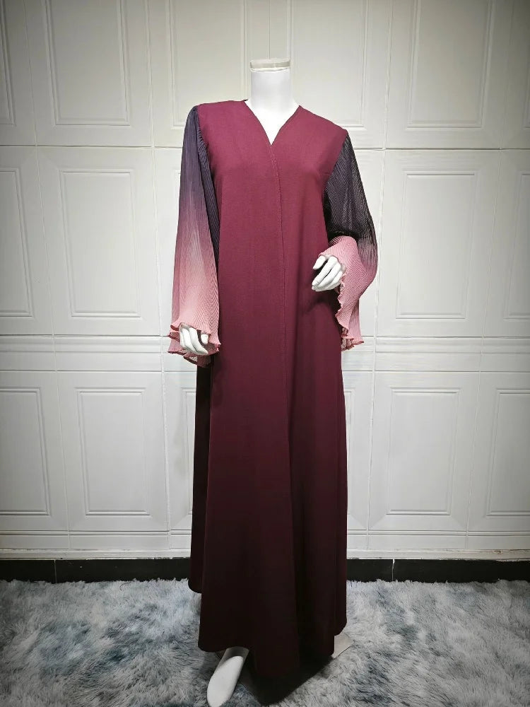 Ramadan Open Abaya Damen Dubai Arabic Islam Prayer Clothes Muslim African Dresses For Women Kebaya Kaftan Robe Musulmane Femme.