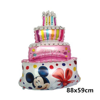 Mickey Minnie Folienballon Mickey Mouse Luftballons Minnie Geburtstag Party Dekor Kinderspielzeug Babyparty Ball Kinder Cartoon Geschenk