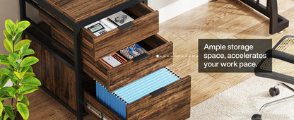 Tribe signs Computer tisch mit 3 Schubladen, 59-Zoll-PC-Schreibtisch mit reversiblen Schubladen, industrielle Arbeits schreibtisch arbeitsplatz