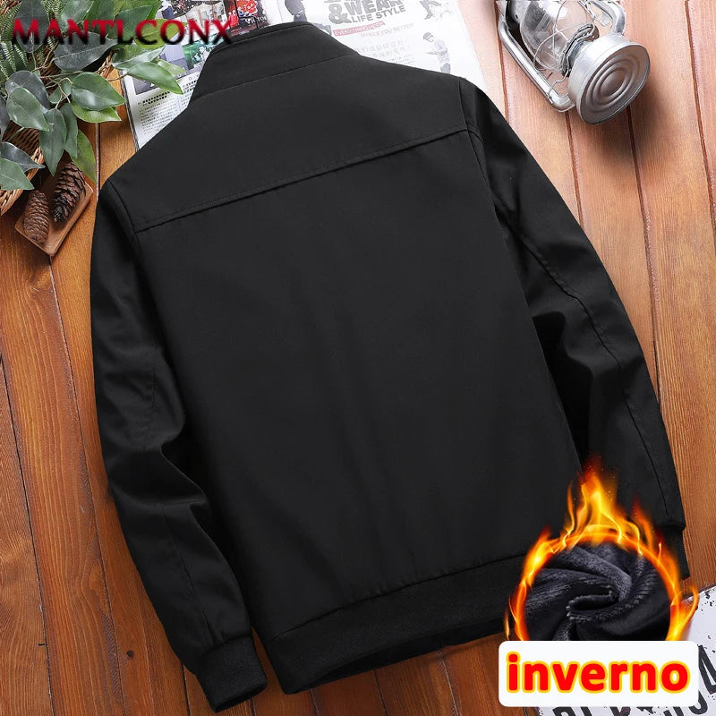 Thicken Lined Men's Winter Jacket Autumn Winter Jackets for Men Parkas Windbreak Thermal Warm Luxury Men's Winter Coat Stand.