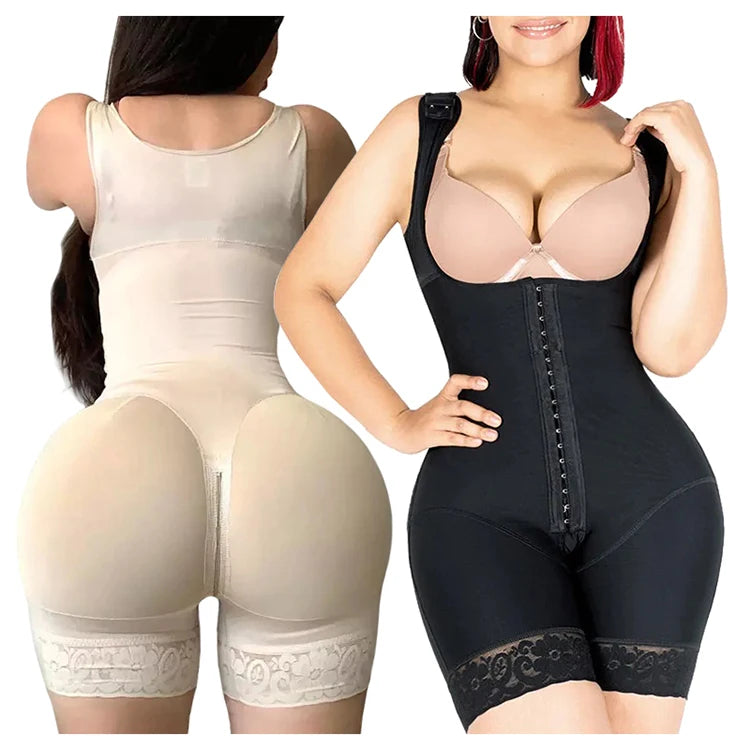 Fajas Reductoras Body Shaper Slimming Sheath Flat Belly Shapewear Tummy Control Bodysuit Postpartum Bodices Girdles Woman Corset.