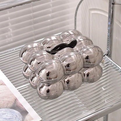 Cotton Candy Drawer Tissue Box Ceramic Light Luxury Home Living Room Creative Table Tissue Box Modern Ceramics Tissue Case