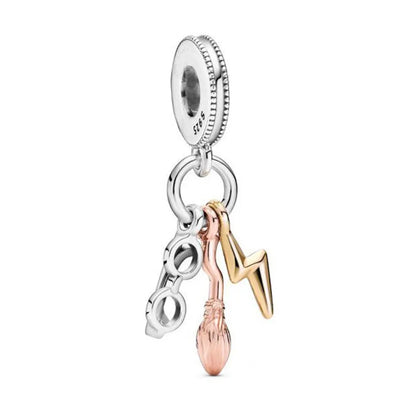 100% 925 sterling silver Disney Charm Harry Potter beads suitable for original DlY bracelet, women's fashion gift