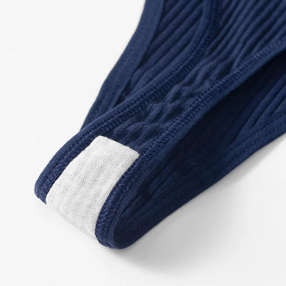 TrowBridge 10PCS/Set Women's Panties Cotton Striped Underwear Sexy Sports Thongs Lingerie Soft Comfortable G-Strings Hot T-Backs.