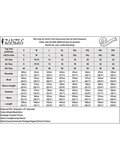 2025 ZANZEA Autumn Maxi Long Dress Women Elegant Long Sleeve Solid Pleated Sundress Patchwork Dresses Muslim Abaya Robe Femme.