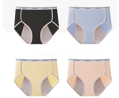 1pcs Girl Menstrual Panties Women's Physiological Briefs Ladies Period Leak Proof Panty High Waist Cotton Underwear.