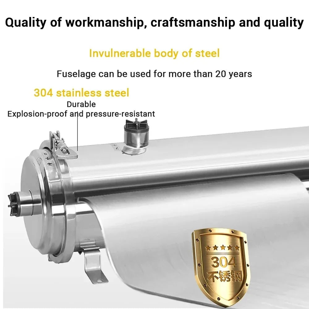 DIVEDEER Stainless Steel Water Purifier for Household Use Rural Groundwater Yellow Mud Water Well Water Ultrafiltration Filter.