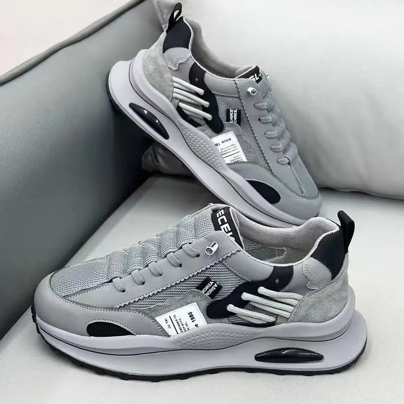Brand Men Sneakers Thick Sole Comfortable Running Shoes Male Outdoor Mesh Sports Shooes Fashion Men Walking Shoes tenis hombres.
