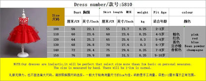 Blumen stickerei Kleid des blauen Mädchens ärmellose schlanke Prinzessin Geburtstags feier Kleid Klavier Performance tragen.