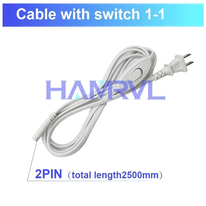 Garage Accessories DIY LED tube Hexagon connector cable for honeycomb Lamp 110-240V for Barbershop Workshop 4s Car Body Lighting