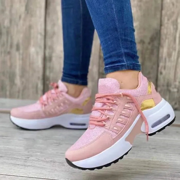 Tenis Women Sneakers Platform Casual Shoes for Women 2025 New Comfort Mesh Anti-slip Running Shoes Plus Size Zapatillas De Mujer.