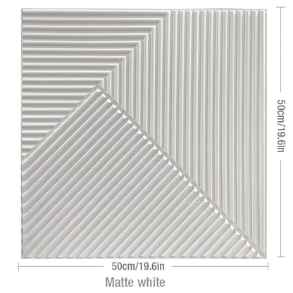 4pcs/ 50x50cm 3D Wall Panels Indoor Wall Decoration for Living Room Bedroom Hotel Office Mural Tile-Panel-Mold 3D Wall Sticker