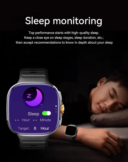 New M99 5G Cellular Version Smartwatch 2.4inch Amoled Larger Screen Android Smart Watch With Rotary Camera Sim Card Slot WIFI.