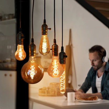 Vintage LED Edison Glühbirnen Lichter E27 AC 220V Retro Loft LED Lampe Schlafzimmer Esszimmer Für Home Dekoration innen Beleuchtung.
