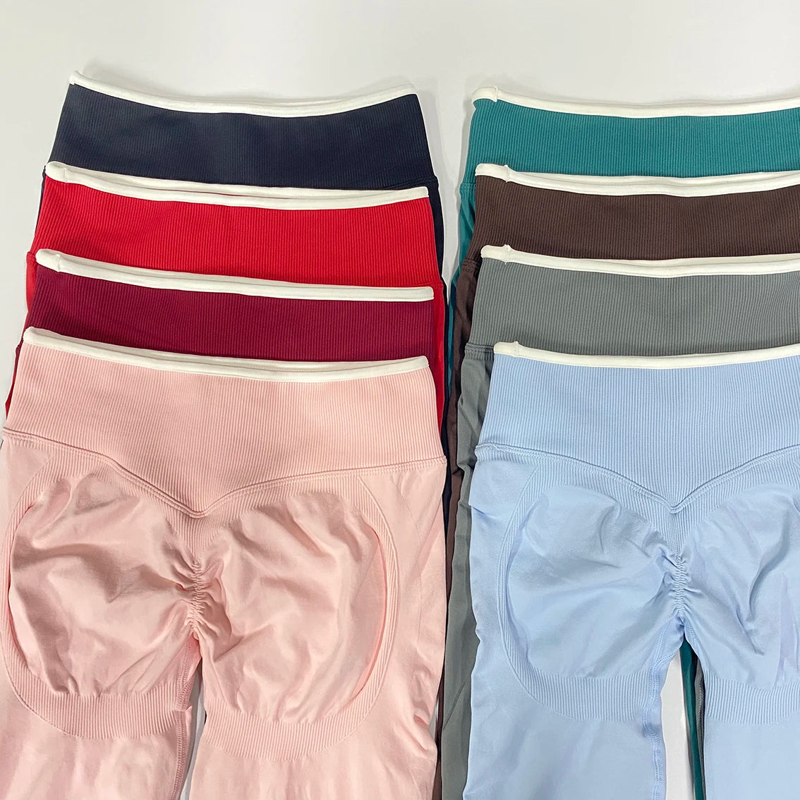 VEQKING Hip Lift Women Yoga Pants Seamless Ignite Sultpt Sports Leggings Scrunch Butt Gym Fitness Tights Elastic Workout Pants.