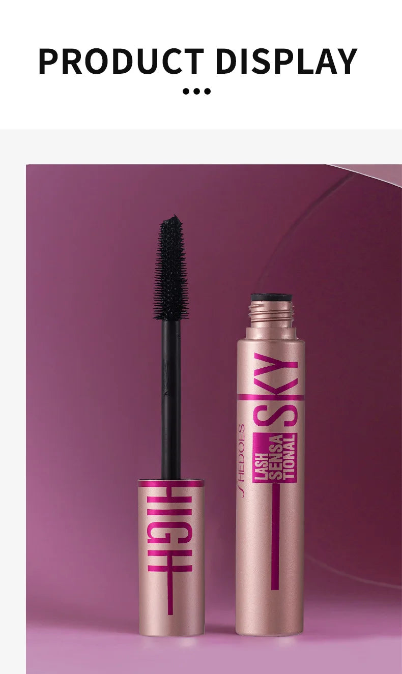 Eyelashes Lengthening Mascara Thickening Waterproof Sweat-Resistant Long Lasting Natural Curling Mascara Quick Dry Beauty Makeup.