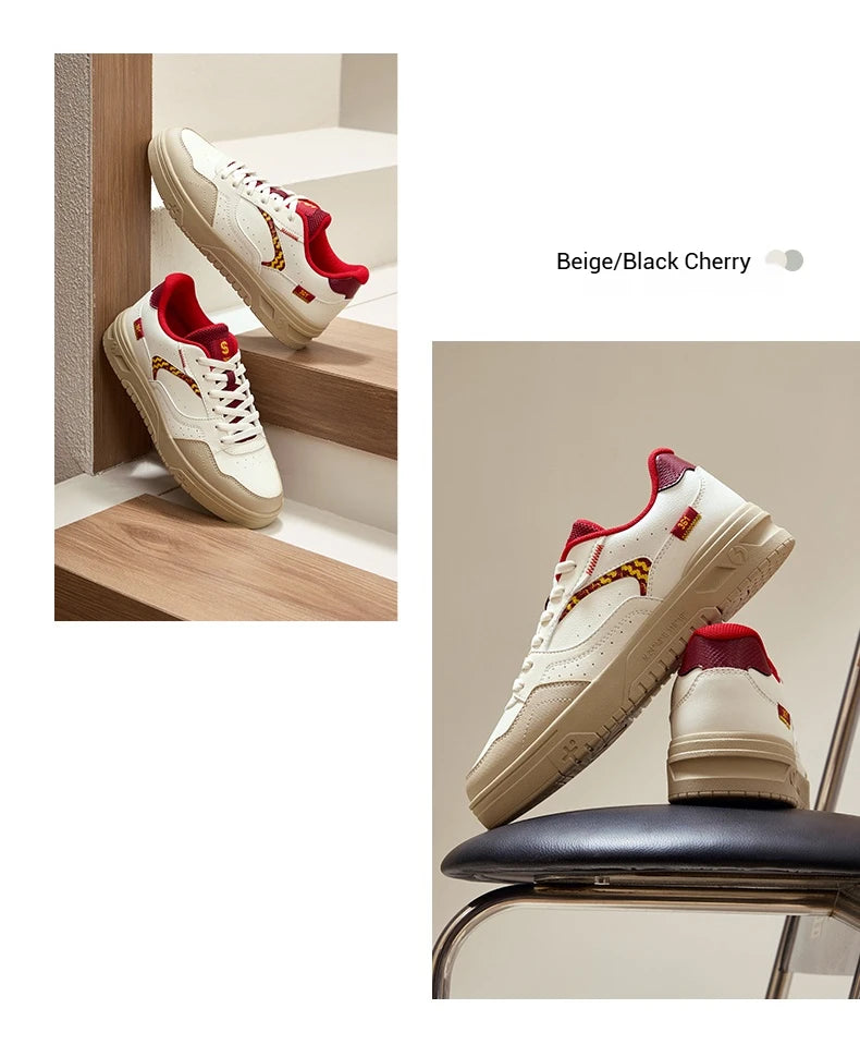 361 Degrees Men's Board Shoes Spring New Casual Versatile Thick Soled Leather Comfortable Trendy Durable Male Sneaker 672516615