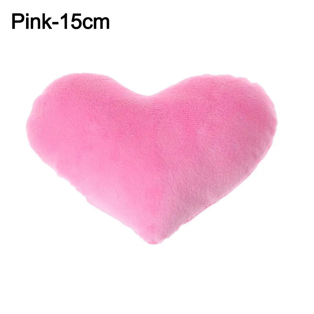 PP cotton Soft Pillow Comfortable Heart Plush Pillow Red Color Pink Color Stuffed Pillow Heart Shape Home Decorative