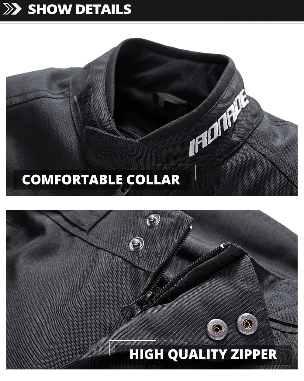 Motorcycle Jacket Waterproof Motorcross Jacket Pants Moto Jacket Windproof Riding Motorbike Clothes With Protective Gear M-3XL