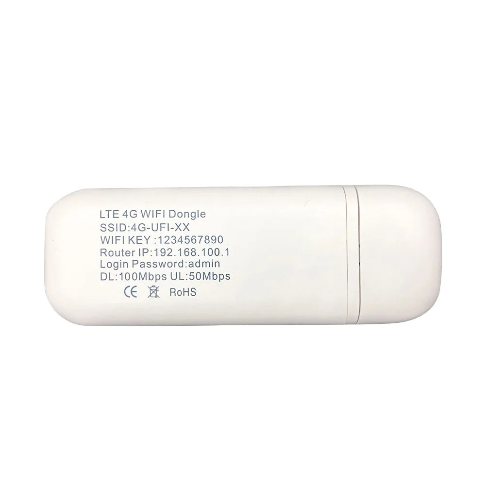 4G/5G Mobile WIFI Router 150Mbps 4G LTE Wireless USB Dongle Modem Stick Sim Card Pocket Hotspot WiFi Broadband for Home Office.