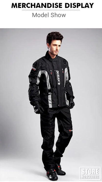 New Winter Motorcycle Jacket Warm Motorcycle Pants Wear-resistant Motorcycle Motocross Jacket Windproof Moto Protector