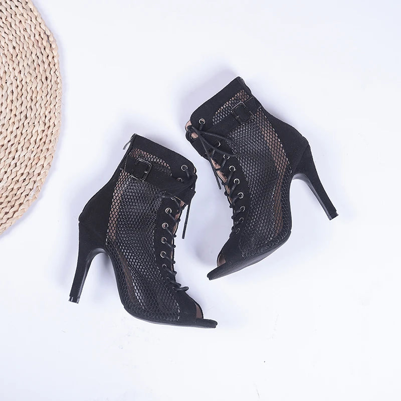 Sexy Black Thin Women's Sexy for Stilettos High Heels High-Heeled Women's Women Boots Latin Dance Heels Slippers 2023.