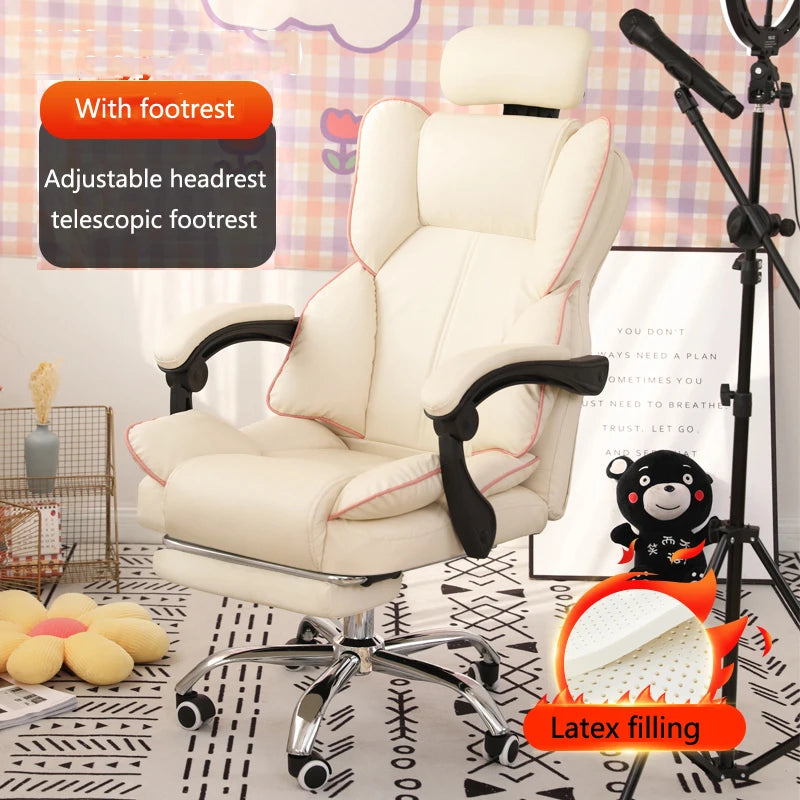 Neuer Gaming-Stuhl mit Fußstütze, zum Anheben des Spiels, hochwertiger ergonomischer Stuhl, Wohnmöbel, Büro-Computerstuhl, Gamer-Stuhl