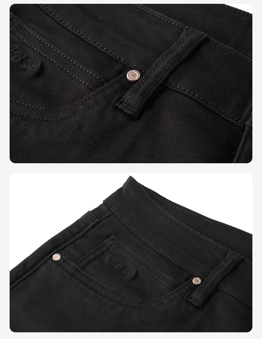 SIMWOOD 2025 Autumn Winter New Regular Straight Pants Men 320gsm Fabric Smart Casual Chinos Trousers