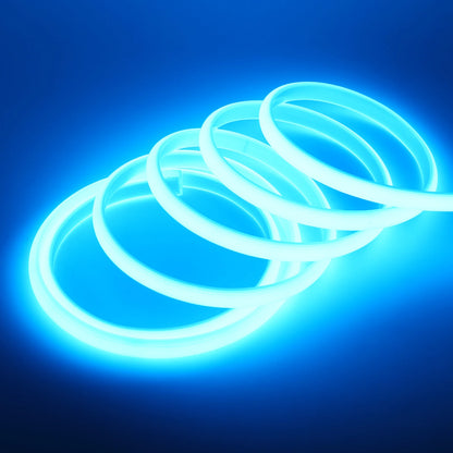 220V COB LED Light Strip Waterproof With EU Plug Red/Blue/Pink/Green Home Outdoor Garden Lighting Flex Silicone Tube Neon Lamp.