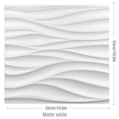 12pcs 50cm house wall renovation Stone 3D wall panel non-self-adhesive 3D wall sticker art tile wallpaper room bathroom ceiling