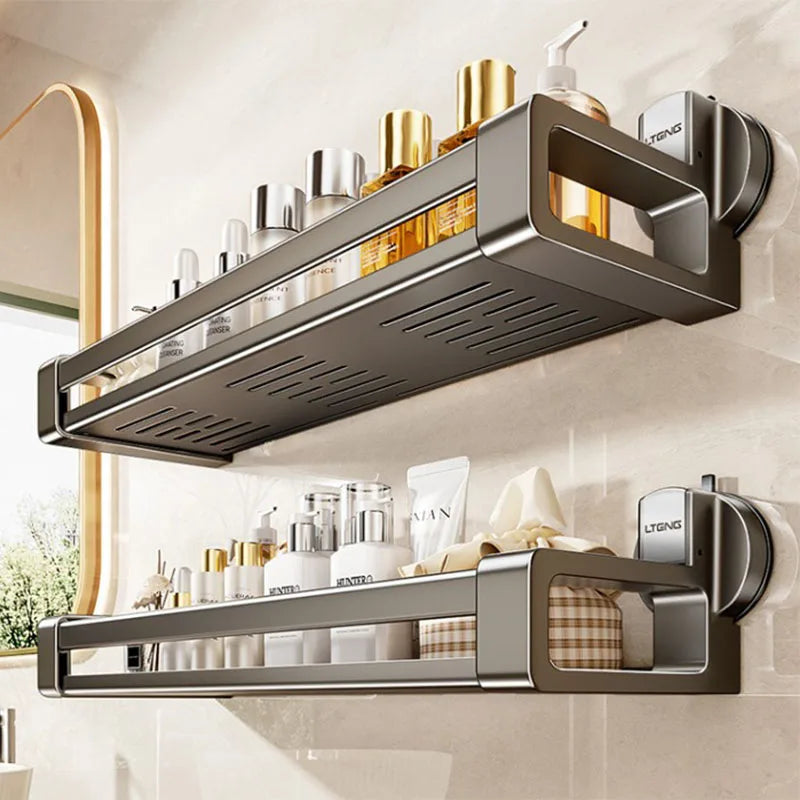 Saugnapf Schnalle Haushalt Badezimmer Dusche Gel Lagerung Rack Wc Waschraum Ohne Stanzen Wand-montiert Lagerung Korb