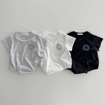 0-2Y Sommer Baby Body Niedlichen Cartoon Gedruckt Einteiliges für Kleinkinder Mädchen und Jungen Baby Kleidung Kleinkind Kurzarm Overall