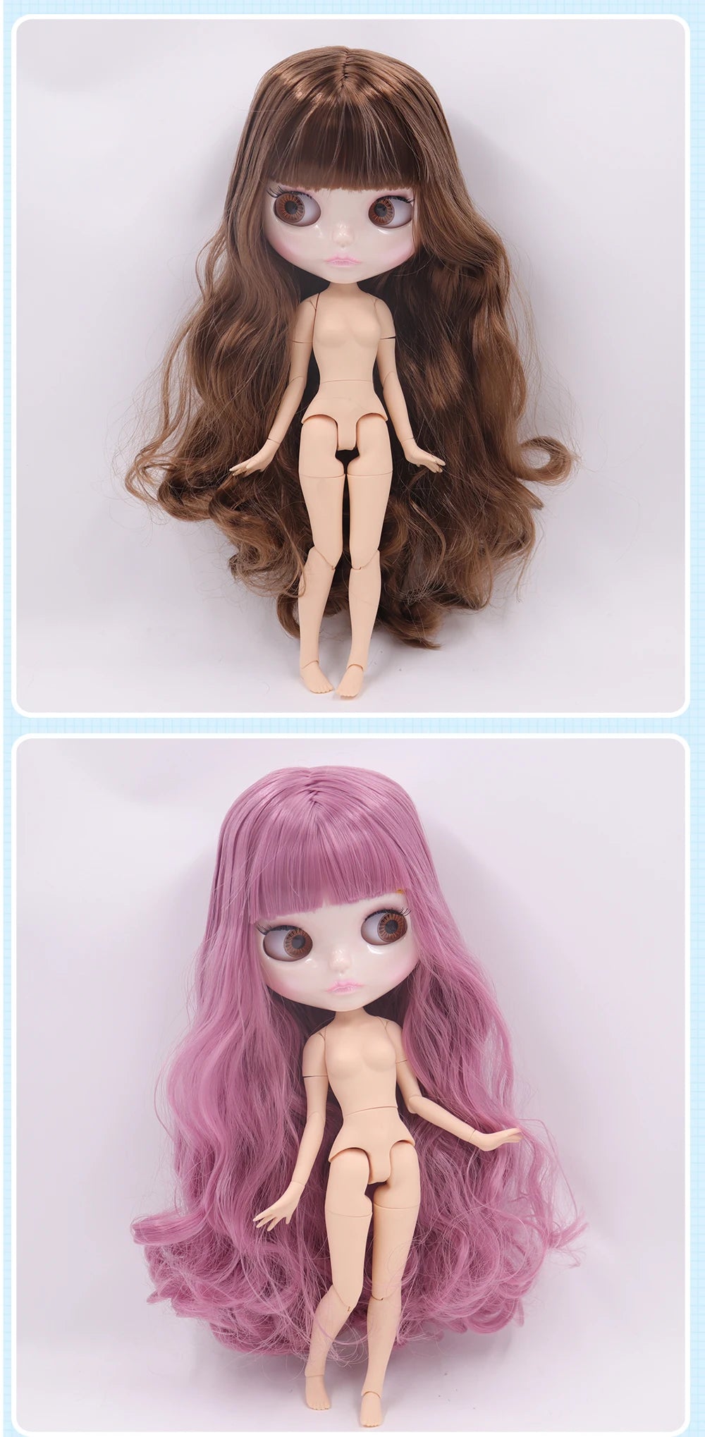 ICY DBS Blyth Doll 1/6 Joint Body 30CM BJD toys Natural shiny face with extra hands AB DIY Fashion Dolls girl gift.