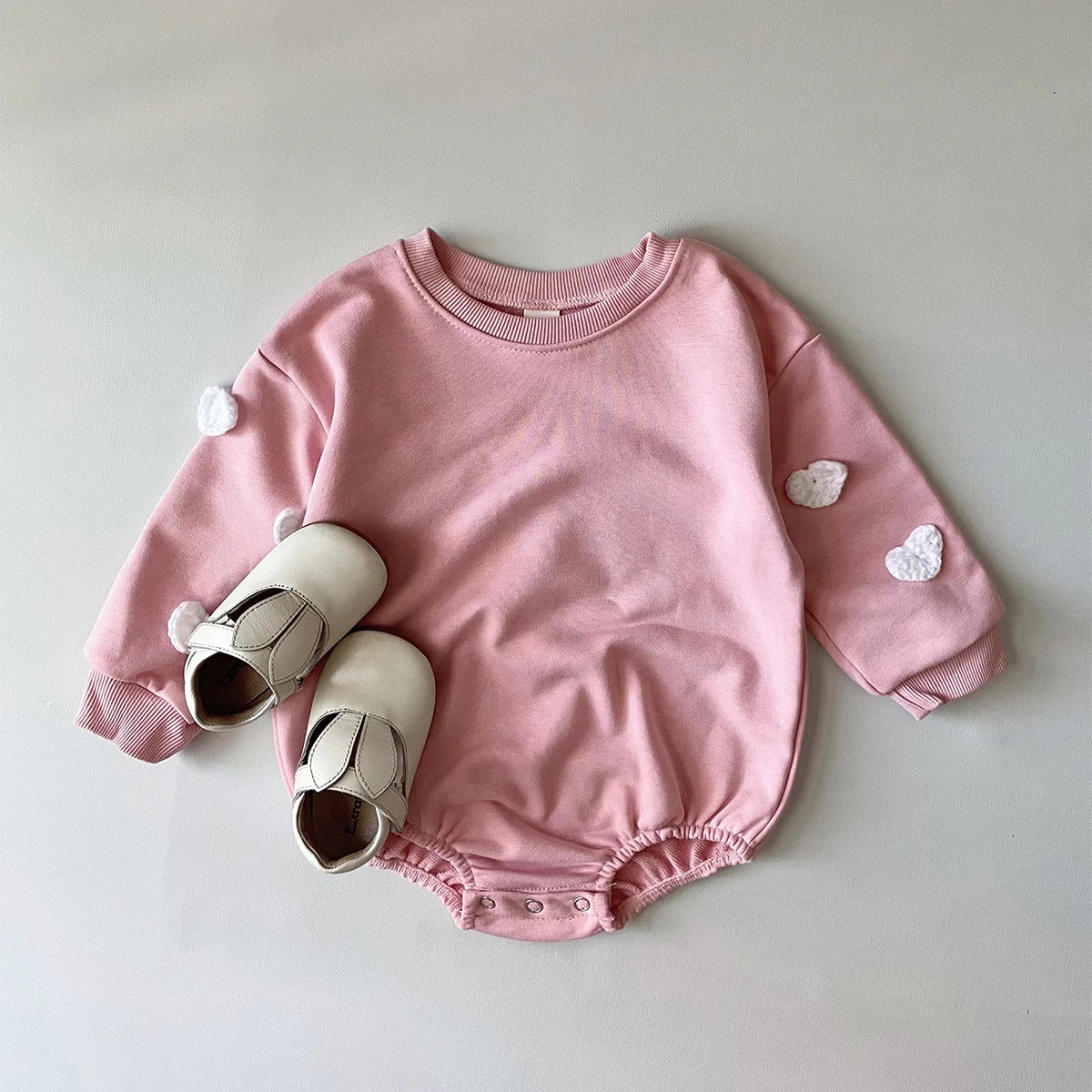 INS 2023 Frühling Baby Kleidung Wolke Sweatshirt Strampler Baby Mädchen Jungen Baumwolle Body Kleidung Neugeborenen 0 bis 12 monate 24 M oberbekleidung.